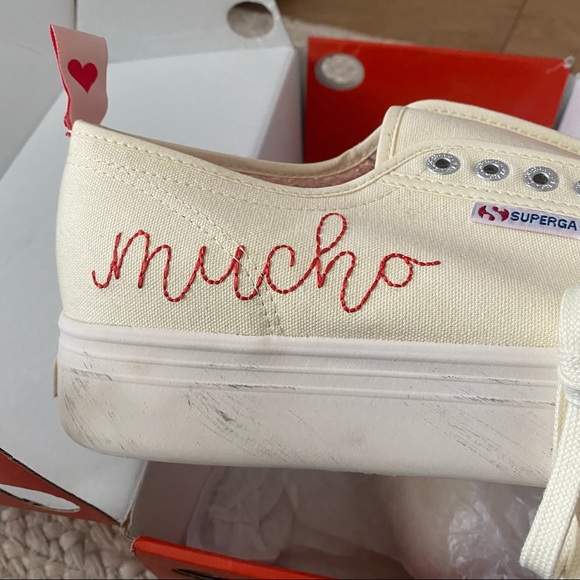 New Superga Chicas Latinas Besame Mucho Platform Sneakers - Picture 8 of 11